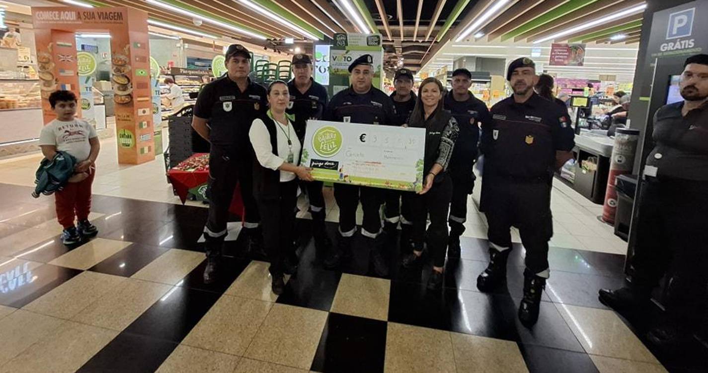 Bombeiros de Santa Cruz adquirem equipamentos com contributo do ‘Bairro Feliz’ do Pingo Doce
