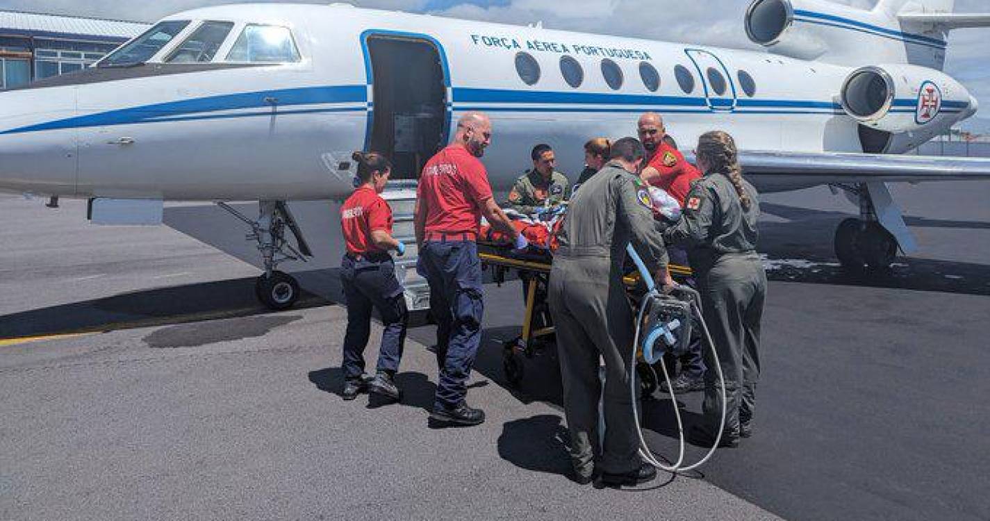 Força Aérea já transportou 3 doentes dos Açores para a Madeira