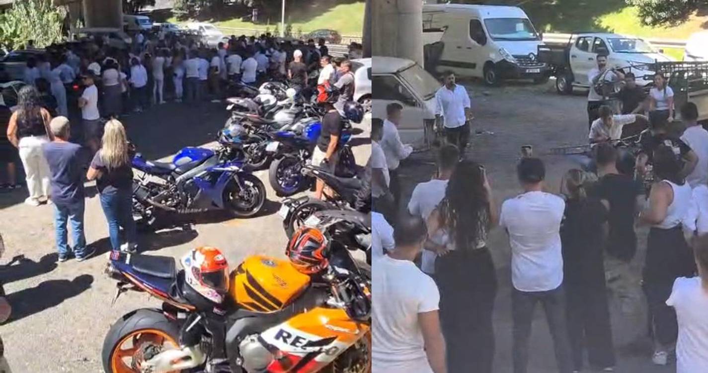 Funeral de motociclista de 22 anos com homenagem à paixão pelas duas rodas (com vídeos)