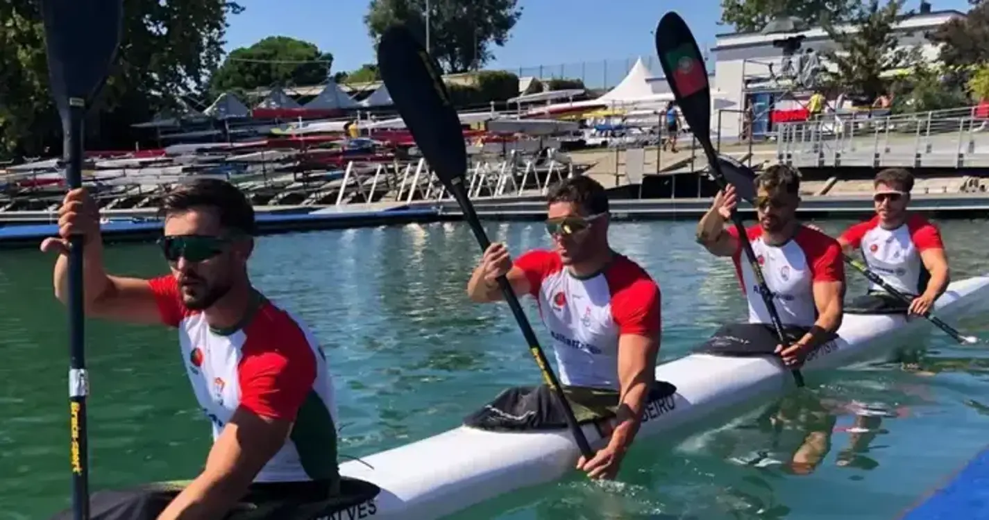 Portugal sagra-se campeão do mundo de canoagem em K4 500 metros