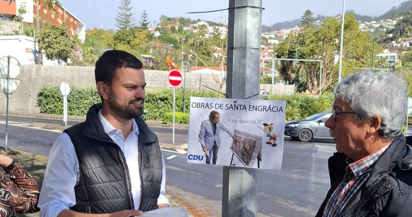 CDU afirma que Governo Regional realizou “obras de Santa Engrácia no nó rodoviário de Santo António”