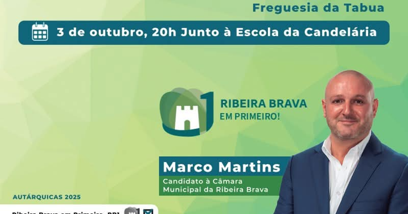 ‘Ribeira Brava em Primeiro’ promove convívio com a população na freguesia da Tabua