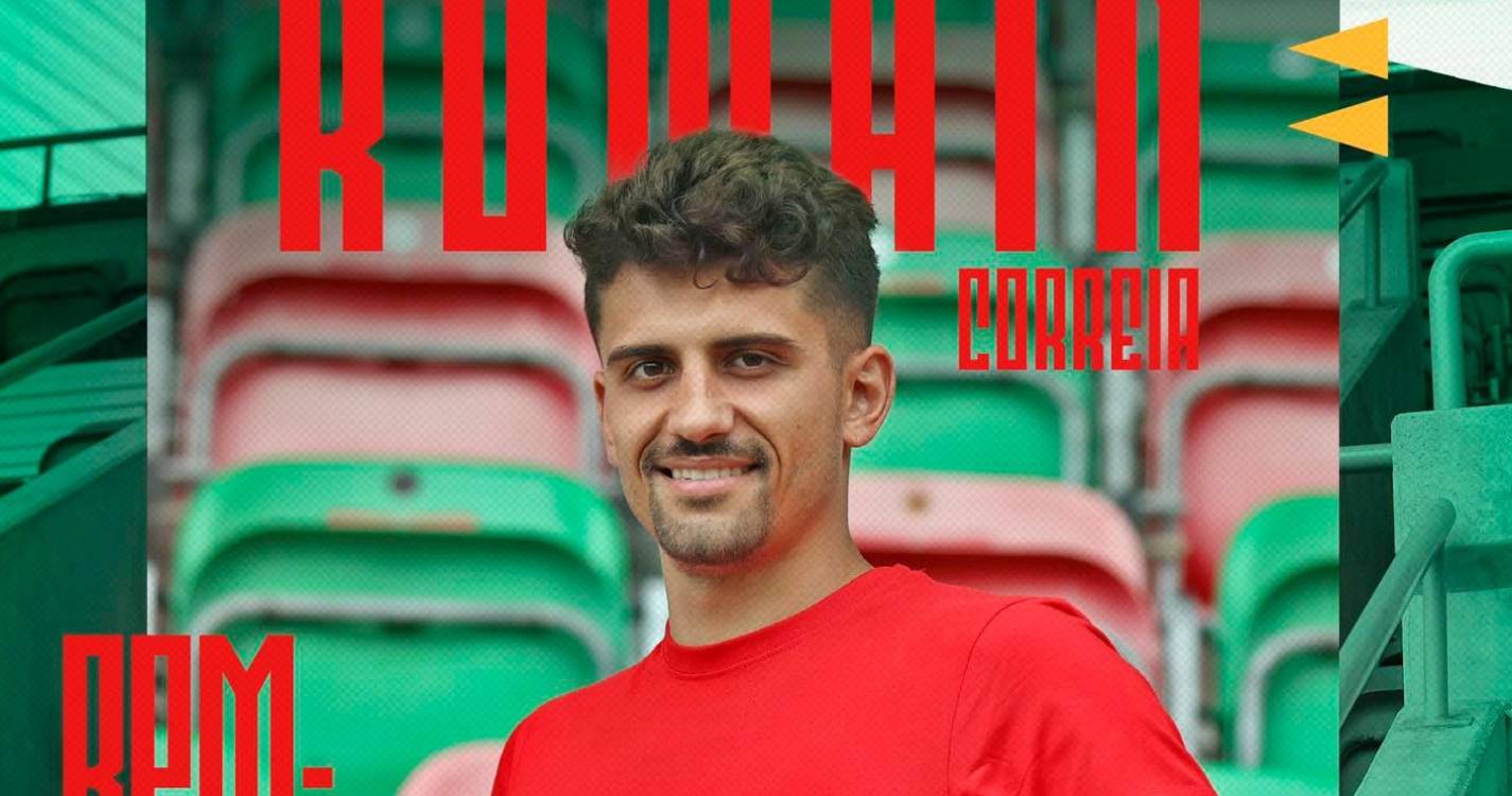 Romain Correia é reforço verde-rubro