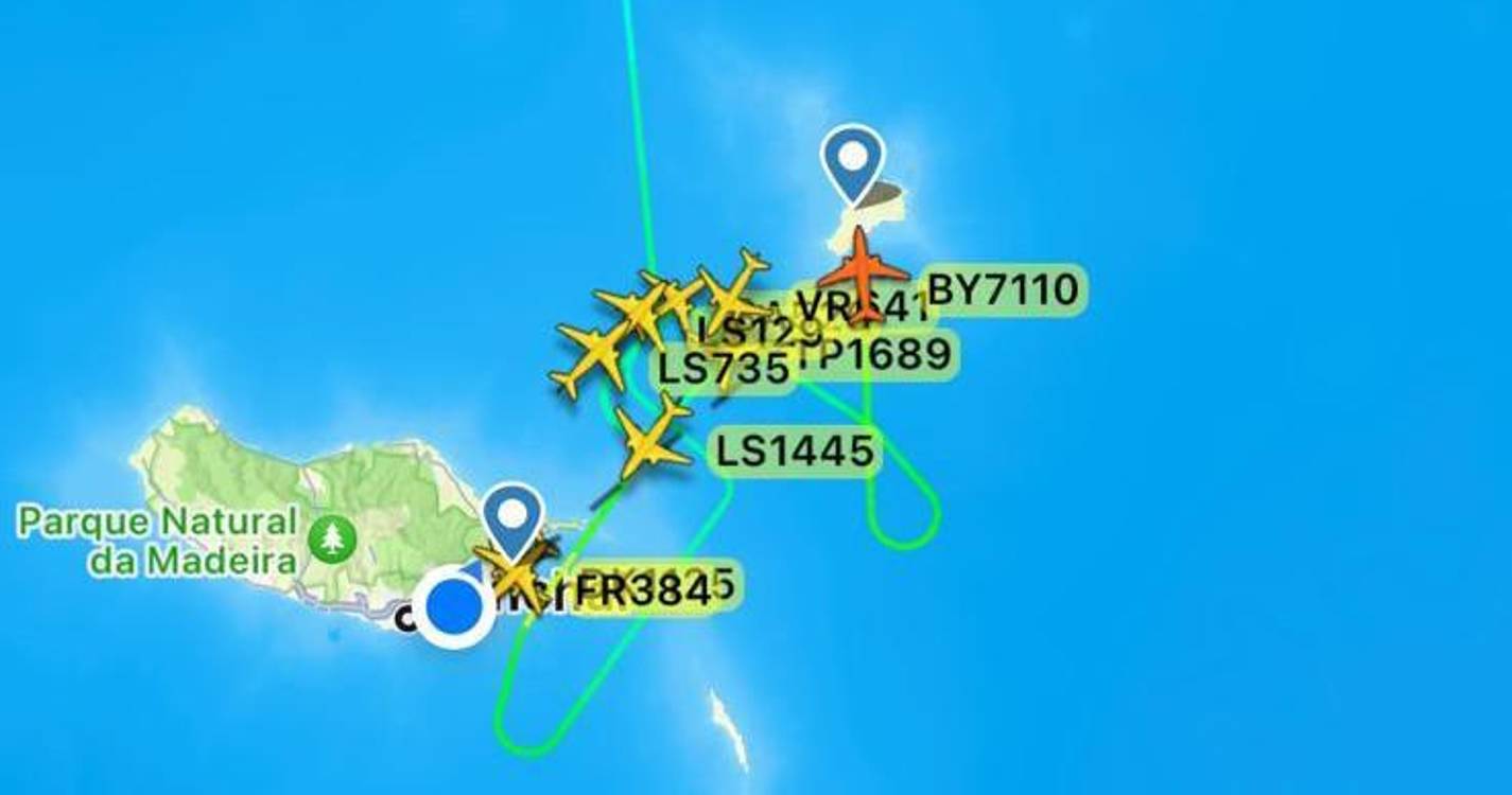 Aeroporto da Madeira: 11 voos divergidos e dois cancelados devido ao vento