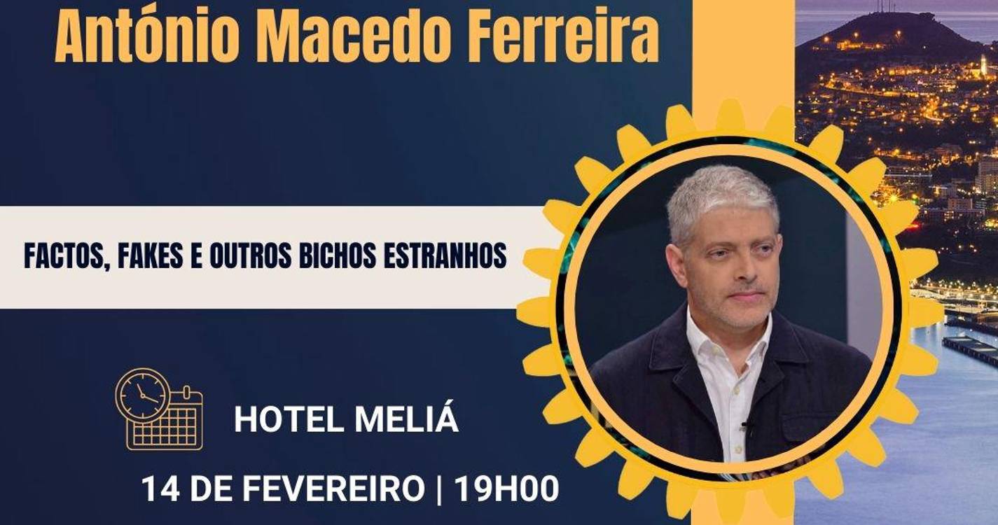 Rotary Clube do Funchal promove jantar-palestra com António Macedo Ferreira