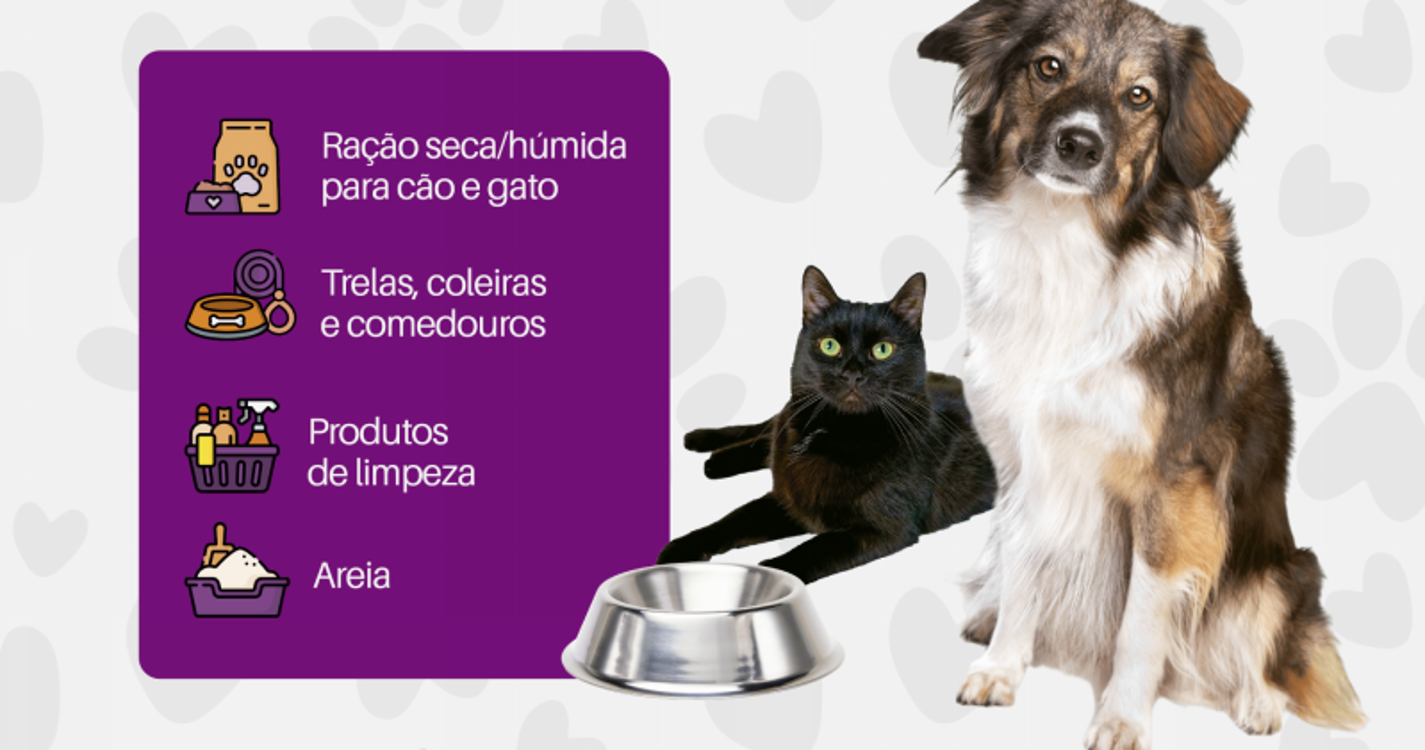 34.ª iniciativa do Banco Solidário Animal entre 6 e 7 de abril