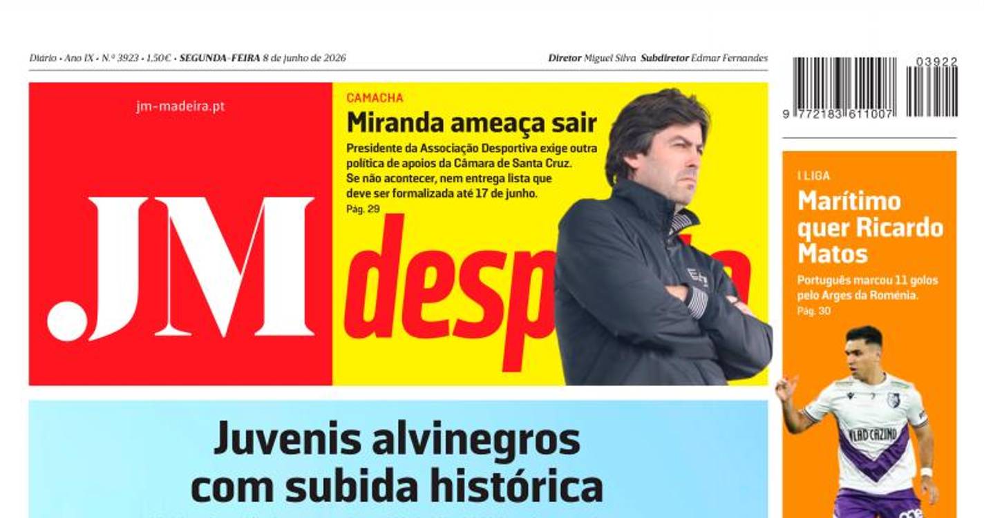 Segunda-feira, 8 de junho de 2026