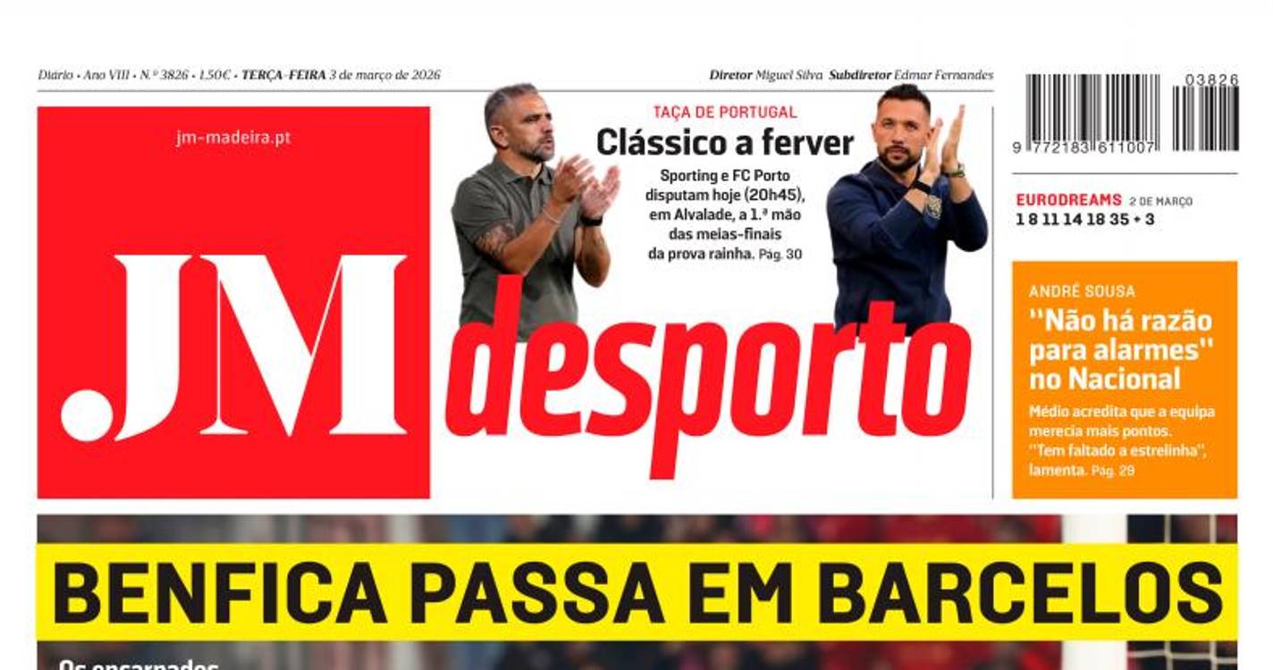 Terça-feira, 3 de março de 2026