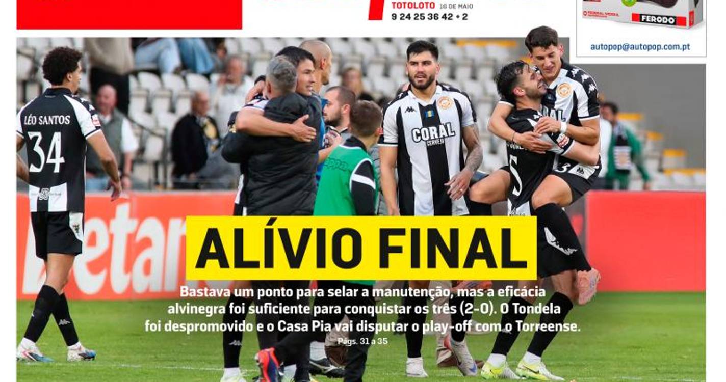 Domingo, 17 de maio de 2026
