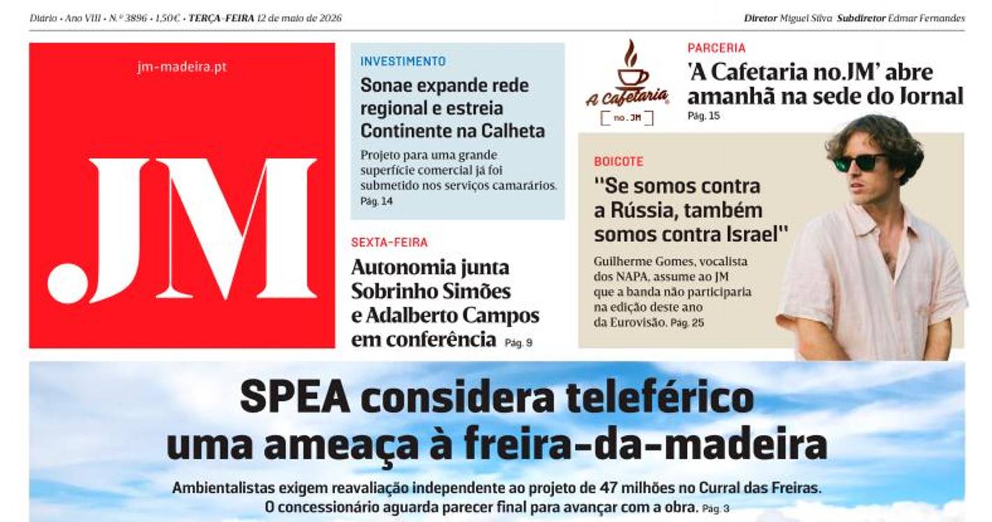 Terça-feira, 12 de maio de 2026
