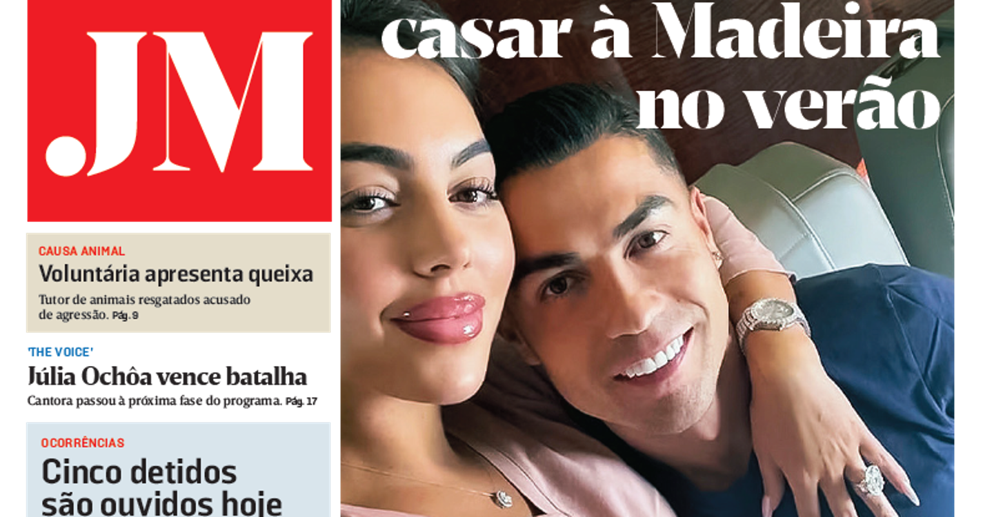 Notícia JM: Casamento de Ronaldo na Madeira dá a volta ao mundo