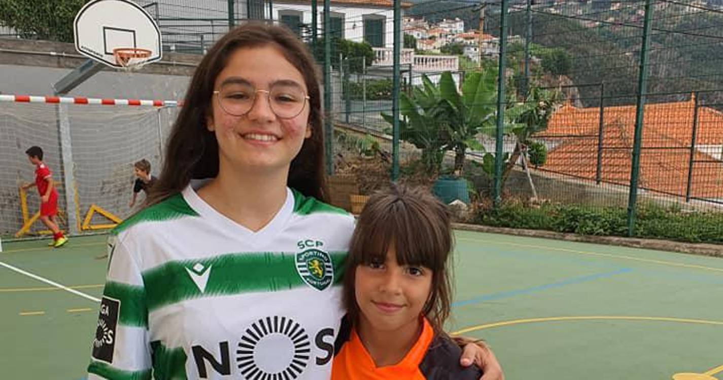 Inês Silva ofereceu material desportivo à sua antiga escola