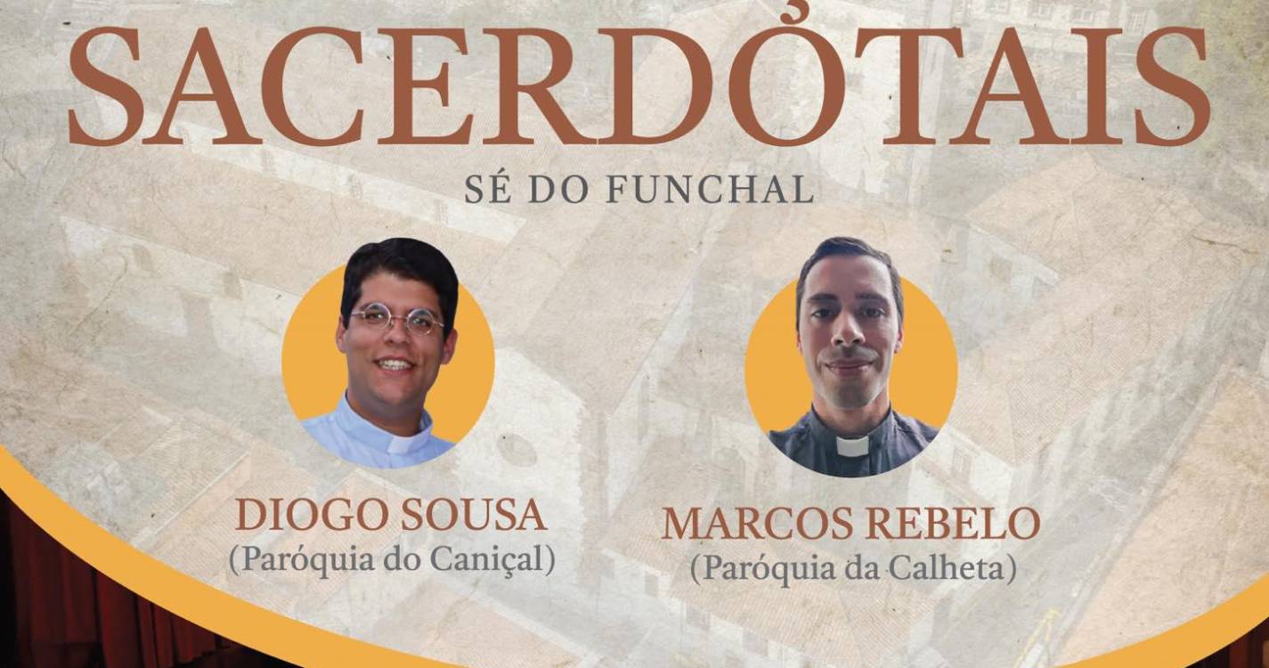 D. Nuno Brás ordenará dois novos sacerdotes para a Diocese no Funchal em janeiro