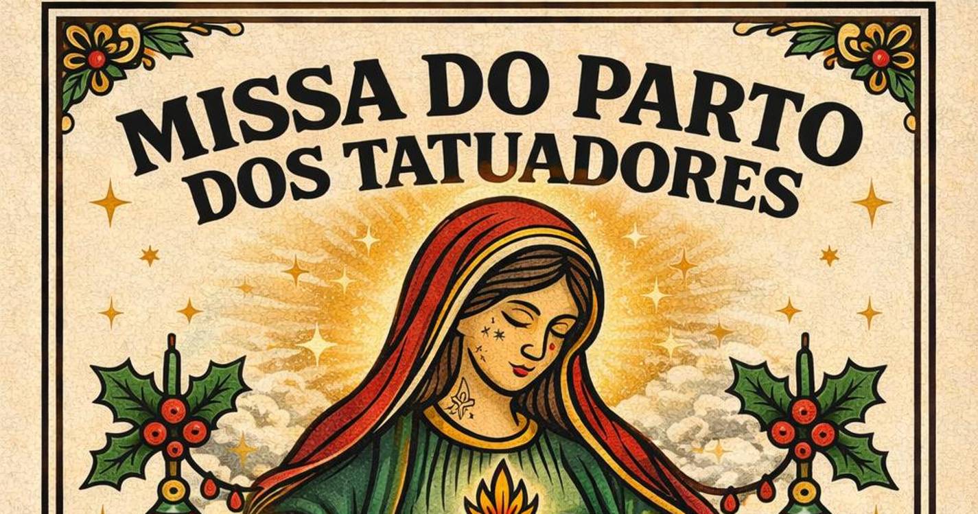Tatuadores celebram missa do parto na Capela do Corpo Santo