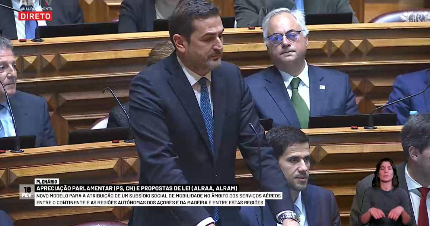 AR: Deputados do PSD eleitos pela Madeira e pelos Açores livres para votarem como quiserem