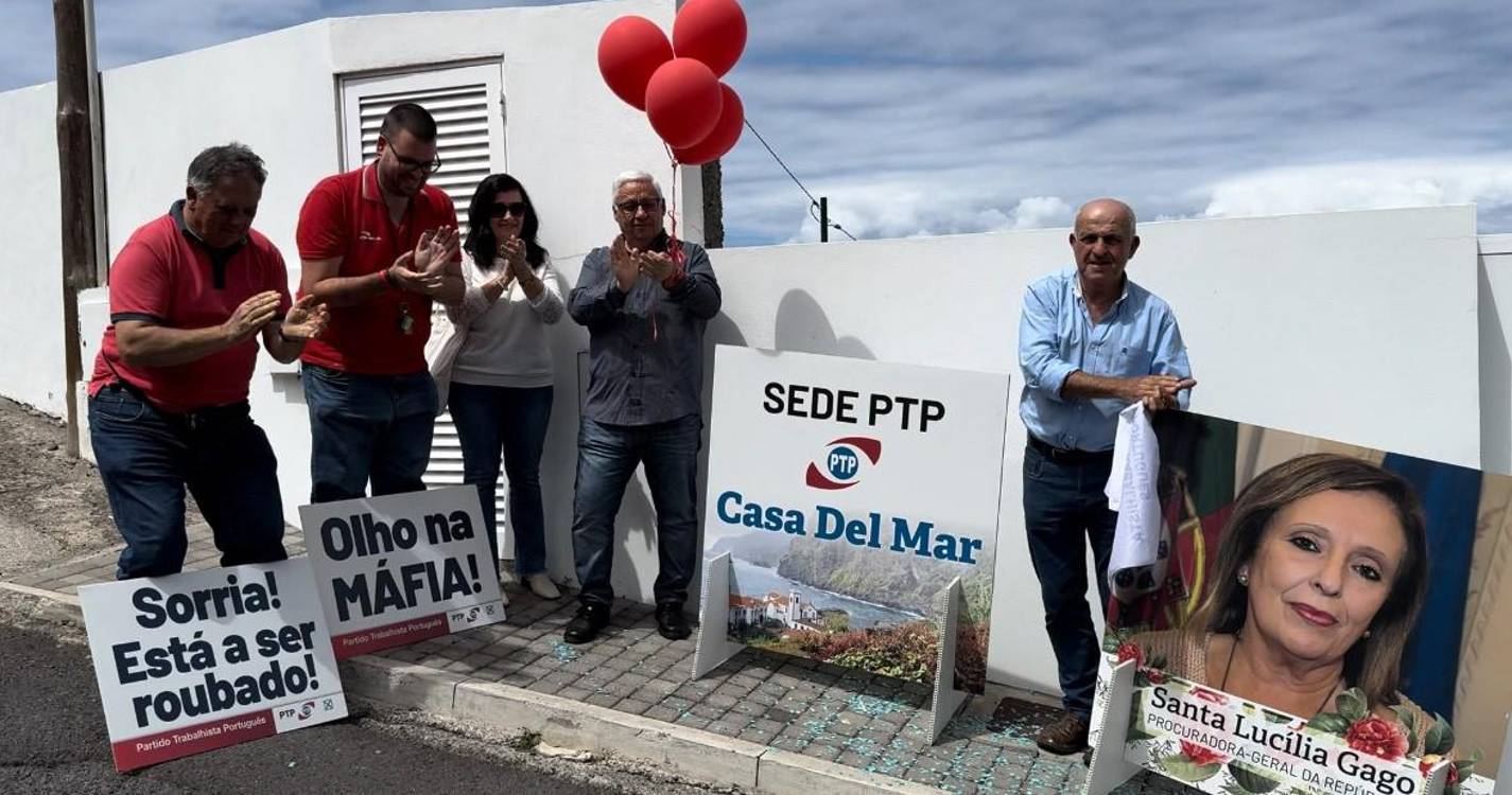 PTP inaugura “a nova sede de campanha” na casa de Albuquerque na Ponta Delgada