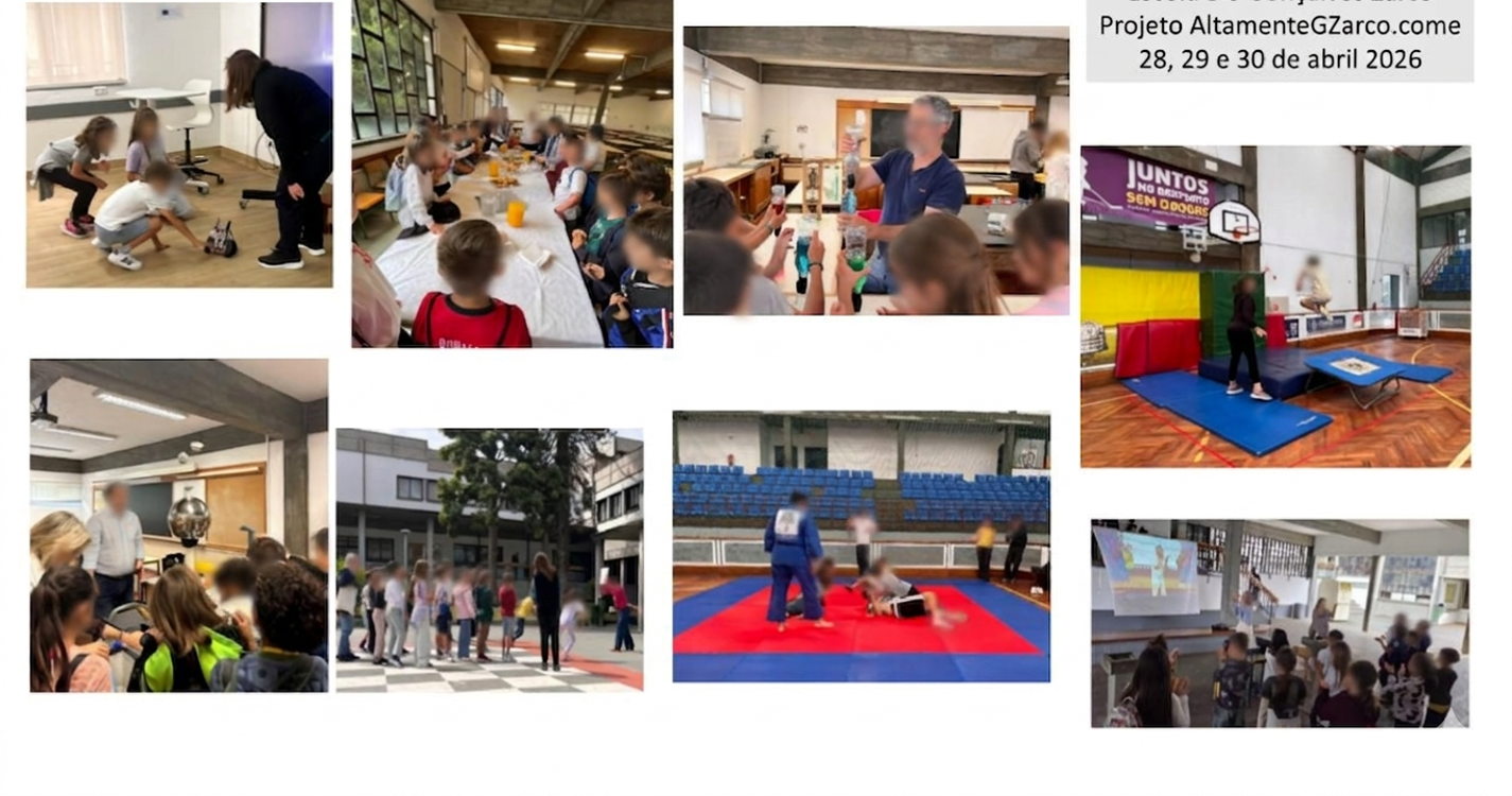 Escola Gonçalves Zarco recebe alunos do 1.º ciclo em dias de partilha e aprendizagem