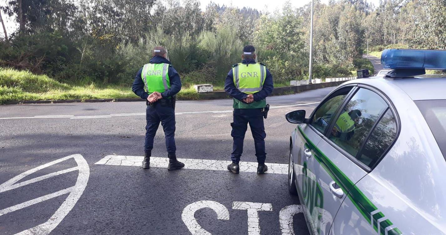 GNR faz 551 detenções, apreende mais 3 mil doses de droga e deteta 8,6 mil infrações de trânsito, numa semana