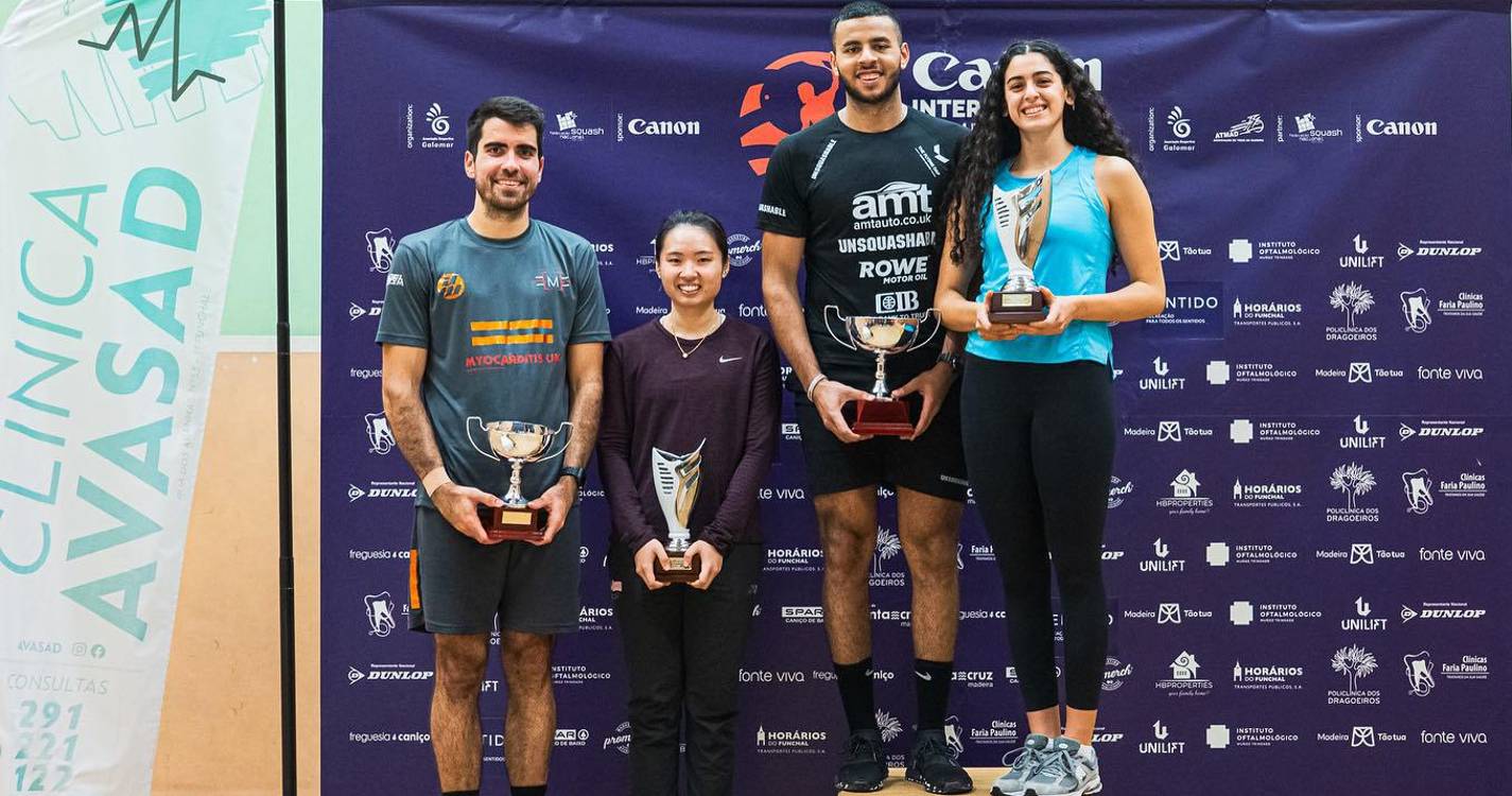 Egípcios dominam Torneio Internacional da Madeira de Squash