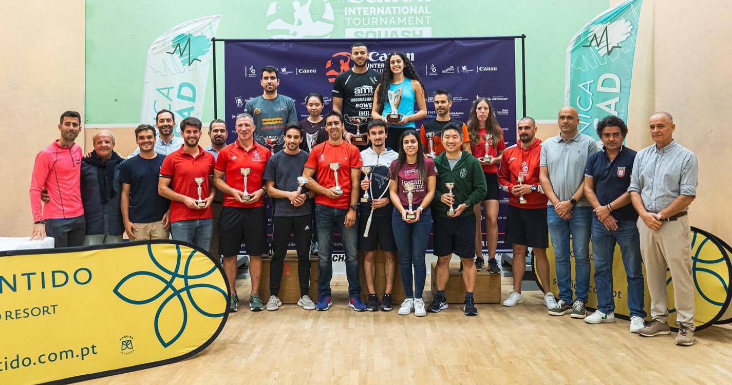 Egípcios dominam Torneio Internacional da Madeira de Squash