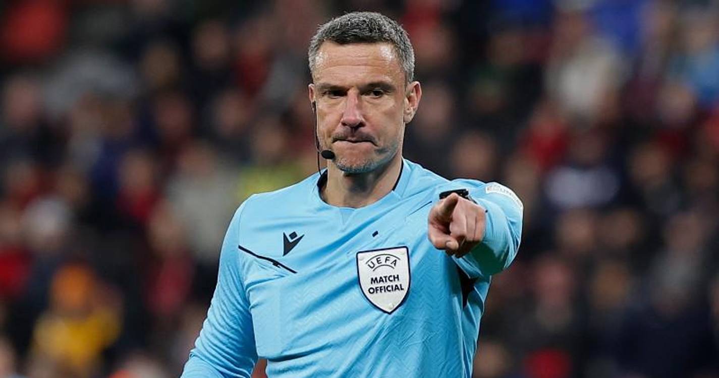 Liga Nações: Esloveno Slavko Vincic vai arbitrar Portugal-Dinamarca