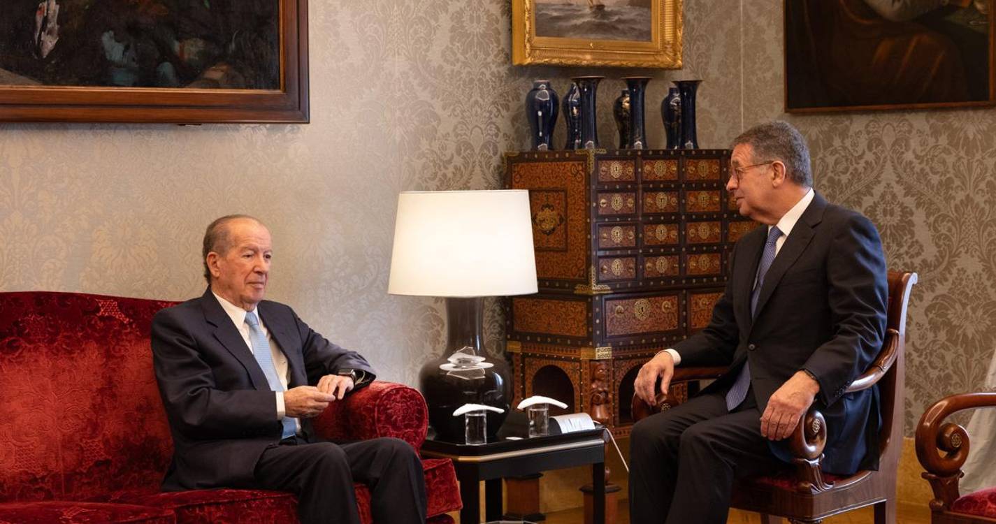 Presidente da República esteve reunido com Ireneu Barreto durante cerca de meia hora