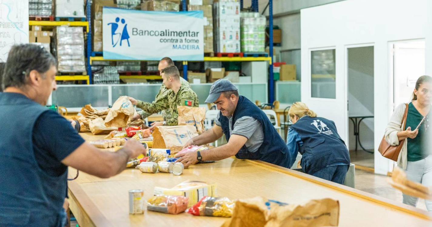 Banco Alimentar recolheu 28,8 toneladas de alimentos na Madeira, uma diminuição de 8,5% face a 2025