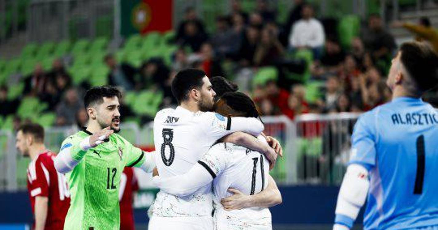 Futsal/Europeu: Portugal goleia Hungria e está quase nos ‘quartos’