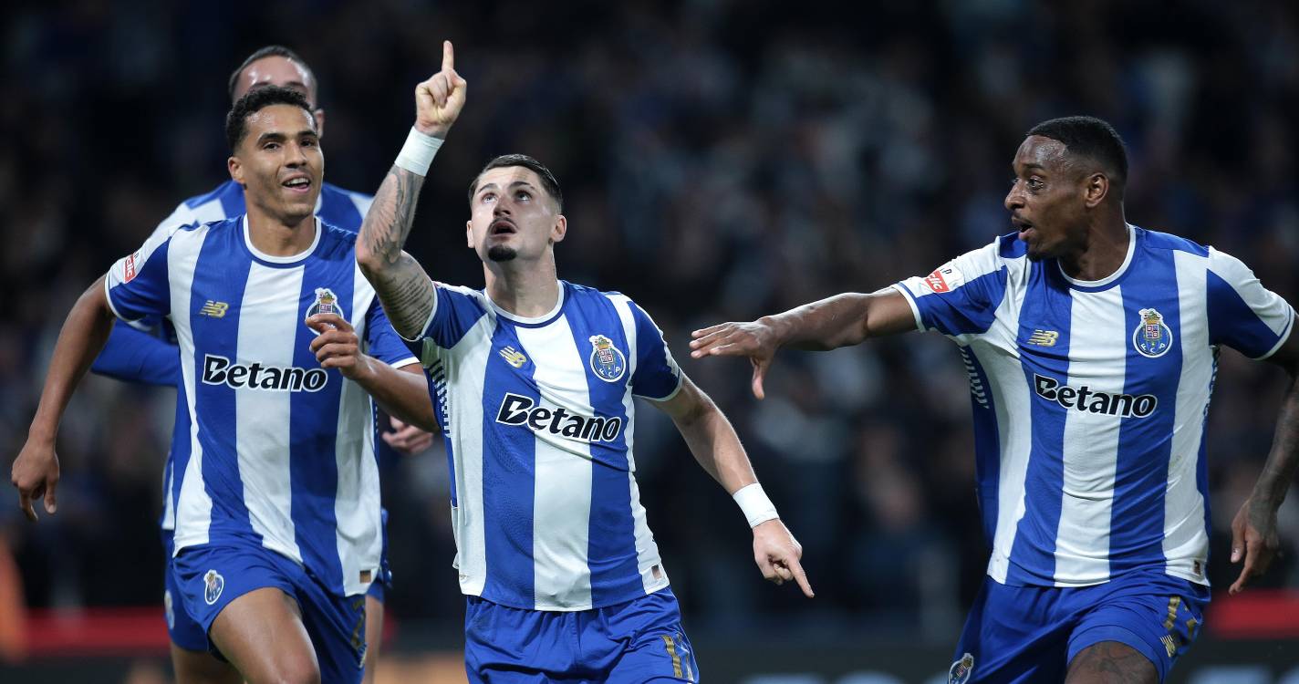 I Liga: Líder FC Porto vence Sporting de Braga e mantém vantagem para os rivais