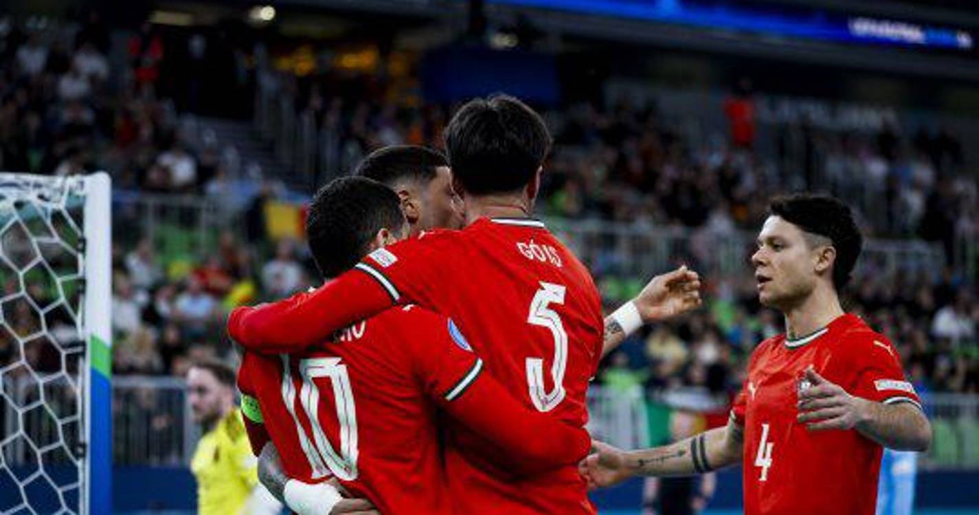 Europeu de Futsal: Portugal nas meias-finais ao golear Bélgica