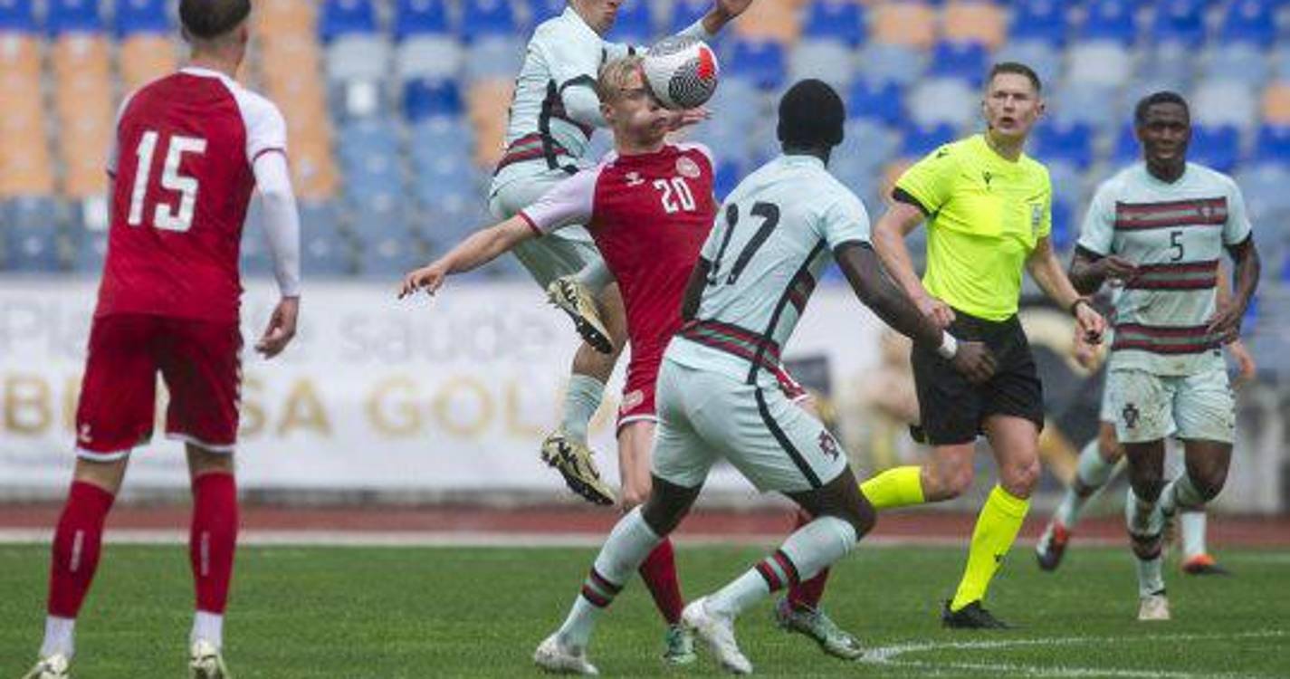 Portugal perde com Dinamarca e fica fora do Euro2024 de sub-19