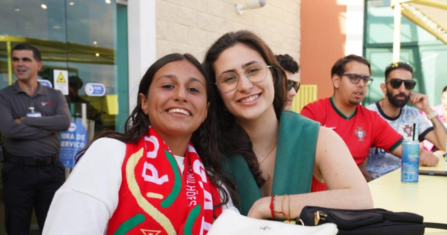 Tudo a postos para o Geórgia-Portugal na ‘fan zone’ do Madeira Shopping (com fotos)