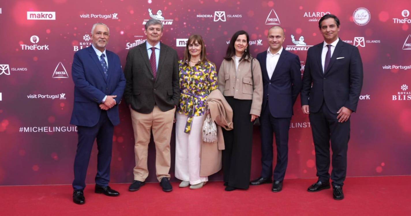 Veja algumas das imagens da passadeira vermelha da Gala do Guia Michelin 2026