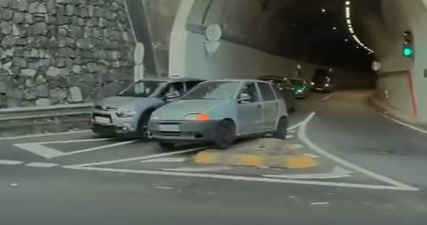 Manobra perigosa em rotunda gera indignação nas redes sociais