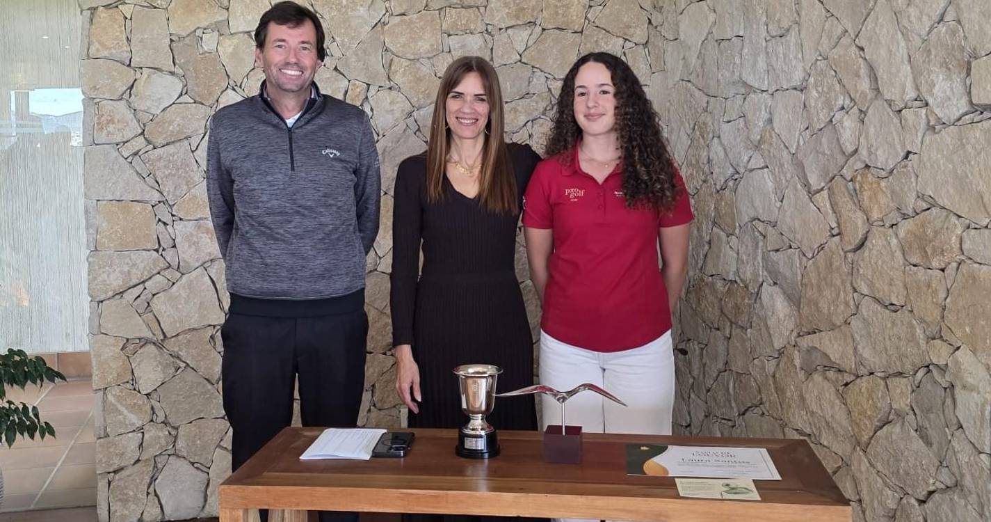 Sociedades de Desenvolvimento distinguem Laura Santos pelo título nacional de golfe Sub-14