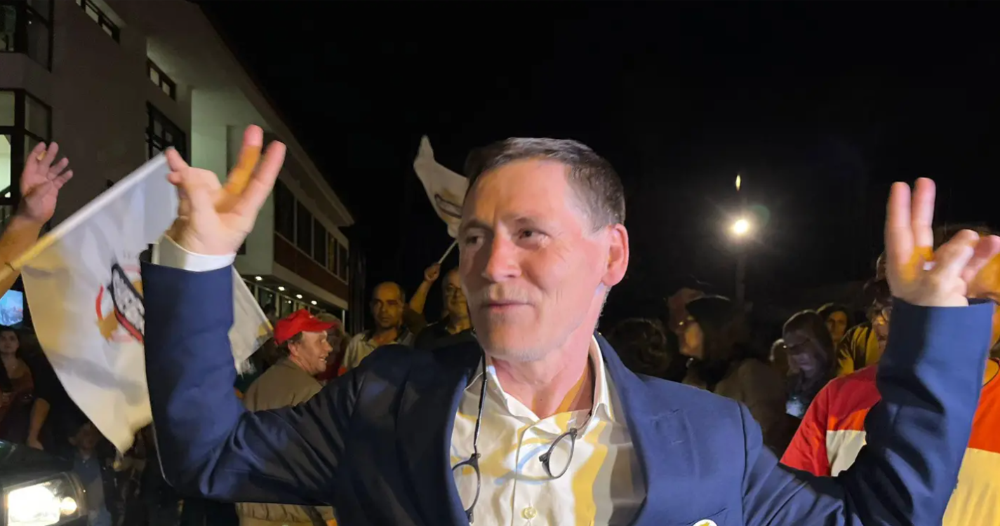 André Ventura na tomada de posse de José Carlos Gonçalves em São Vicente