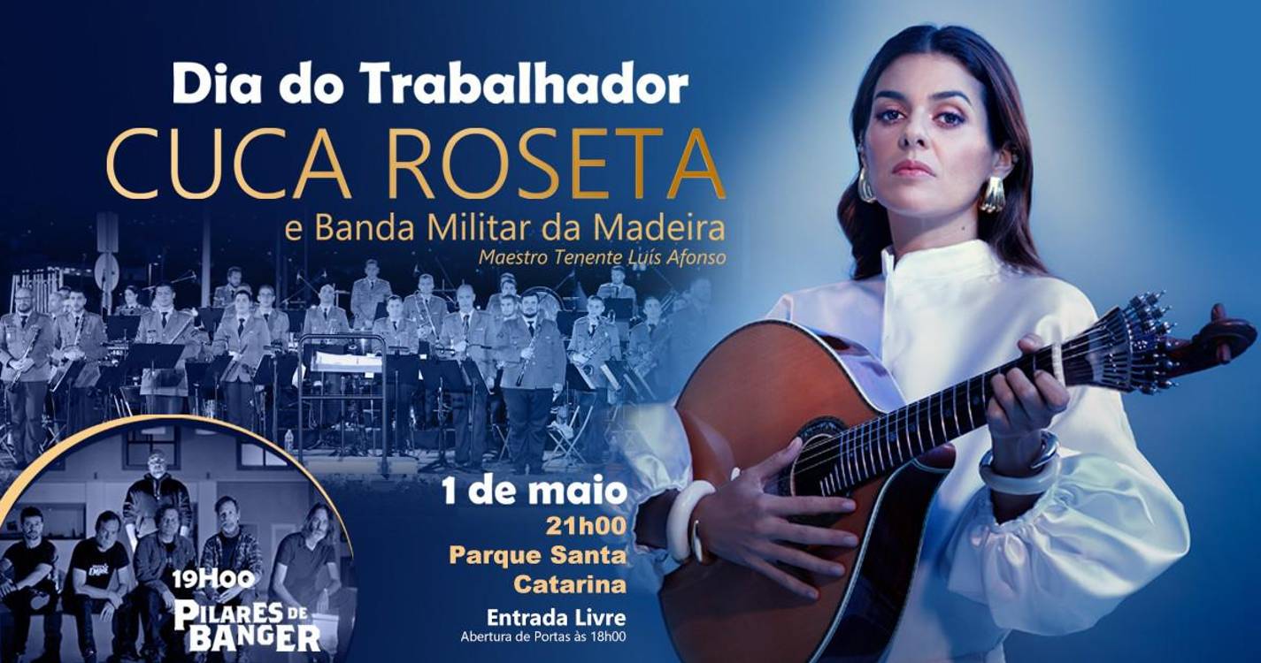 Cuca Roseta anima Dia do Trabalhador no Parque de Santa Catarina