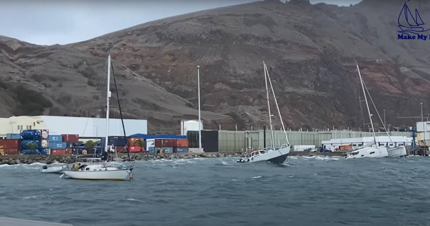 Depressão Bernard abanou porto da ilha dourada em outubro (com vídeo)