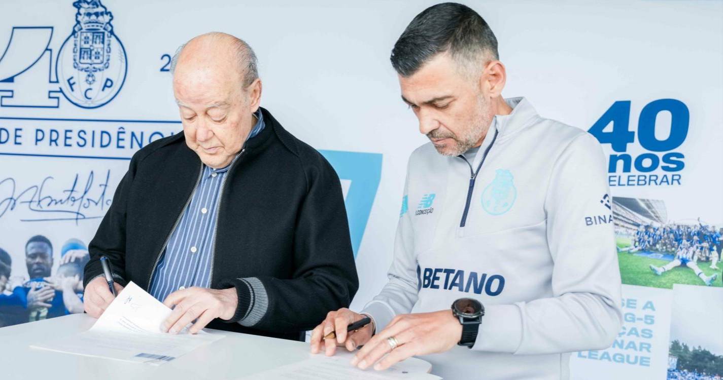 Sérgio Conceição renova com o FC Porto até 2028