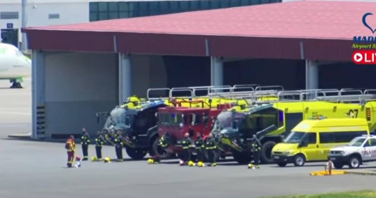 Emoção no Aeroporto na homenagem sentida a bombeiro falecido (com vídeo)