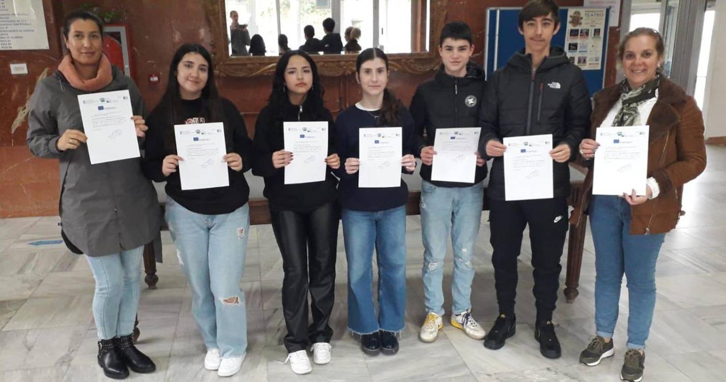 Alunos da Escola do Estreito em mobilidades em Espanha e Roménia