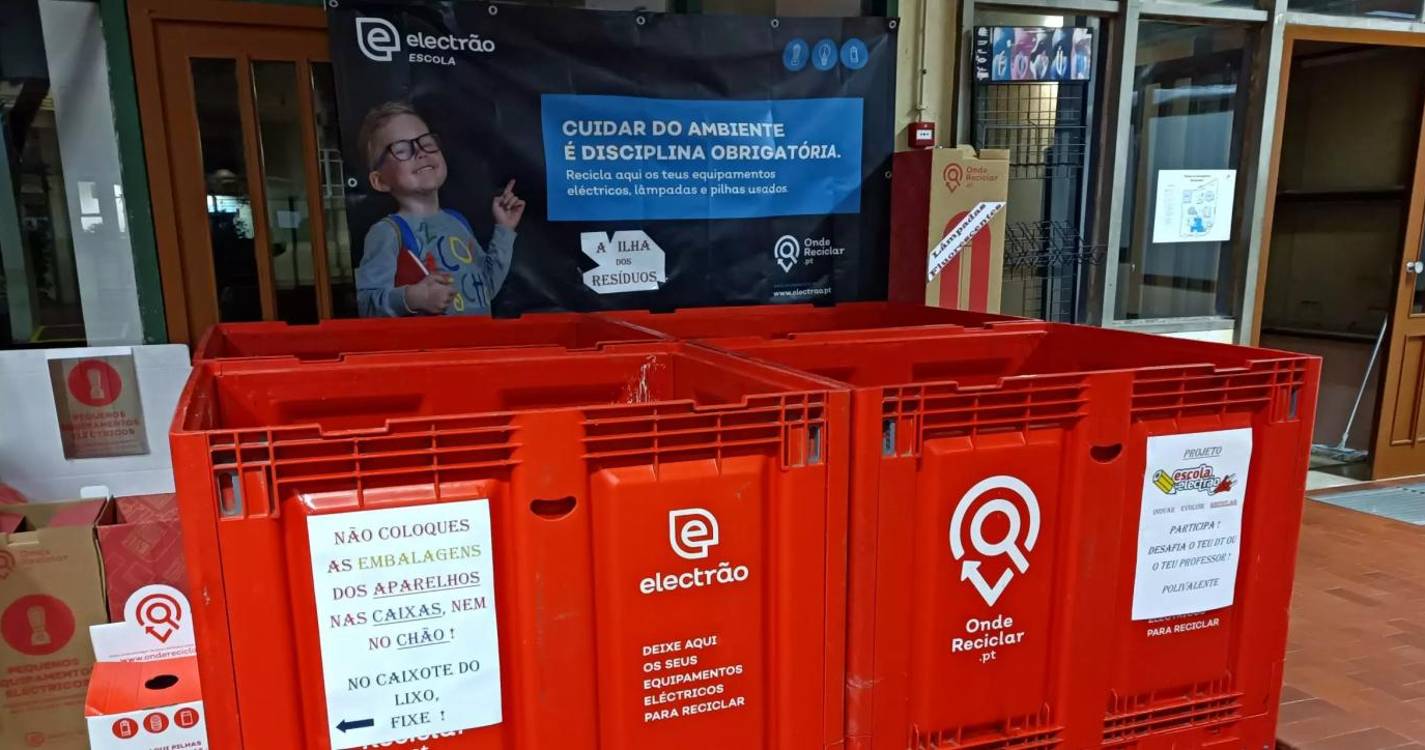 Escolas da Madeira recolheram cerca de três toneladas de pilhas, lâmpadas e equipamentos elétricos no último ano letivo
