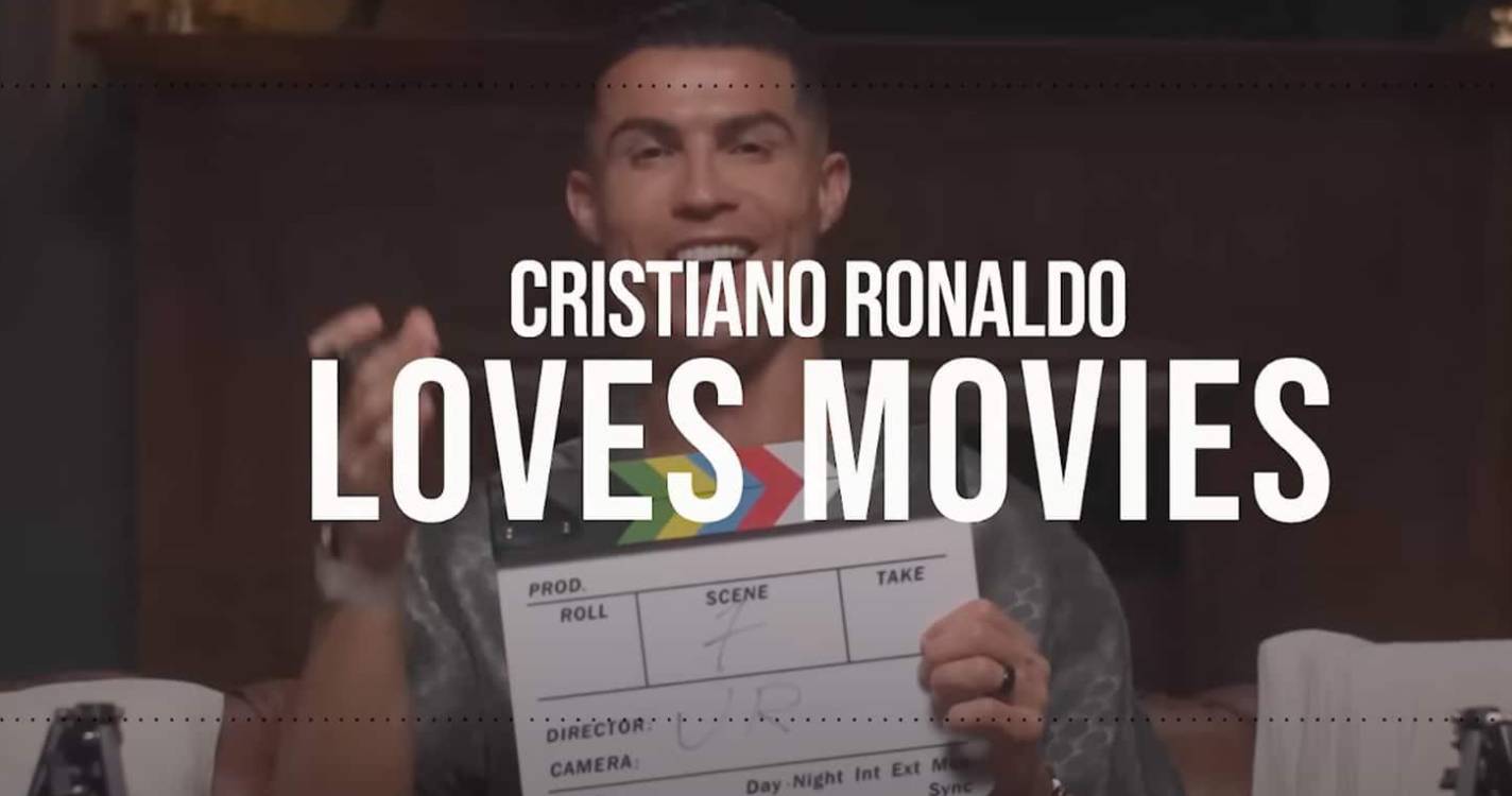 “Mal posso esperar para vos falar sobre o nosso primeiro filme”, diz Cristiano Ronaldo