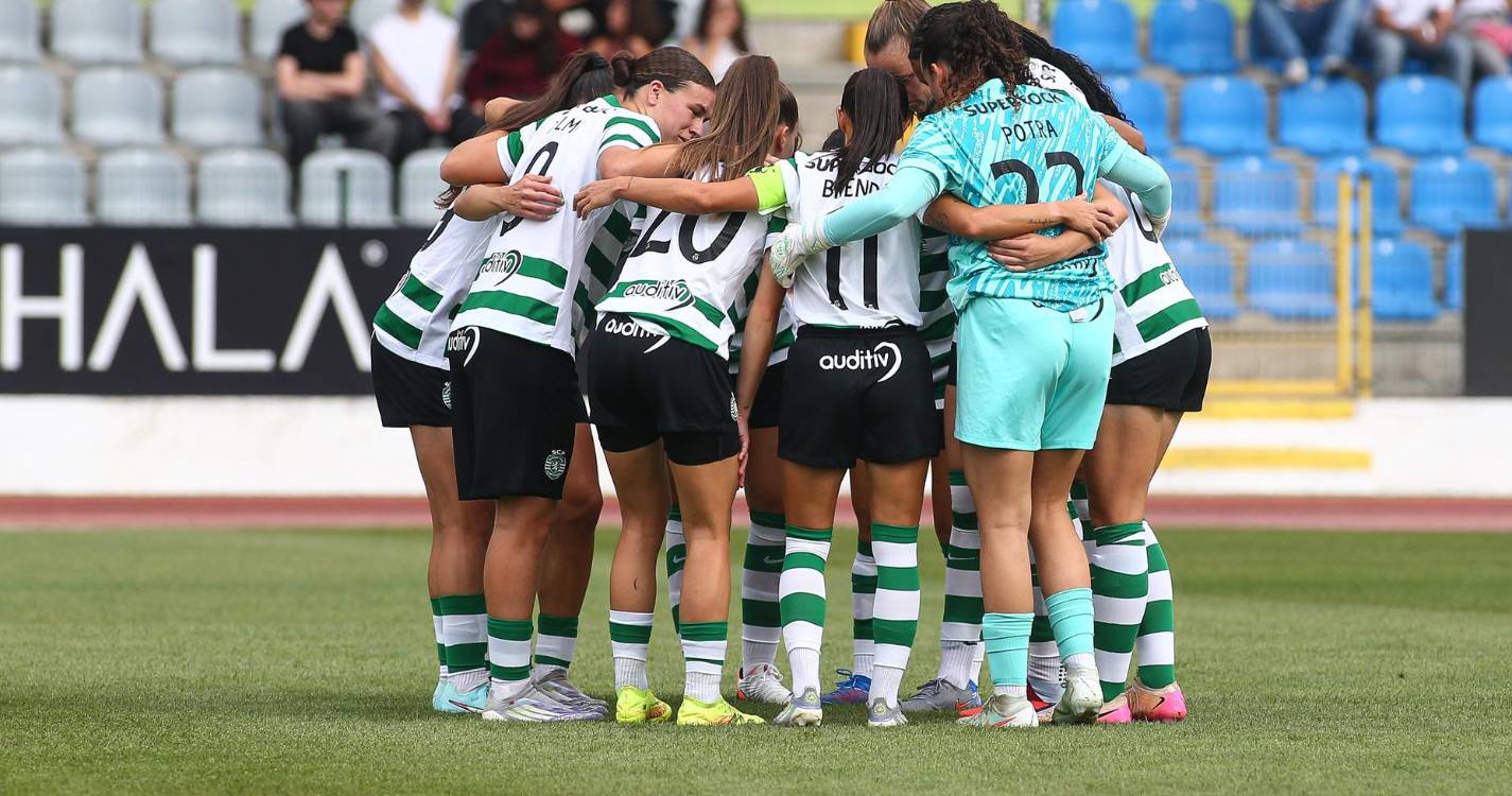 Champions Feminina: Sporting eliminado após derrota com a Roma