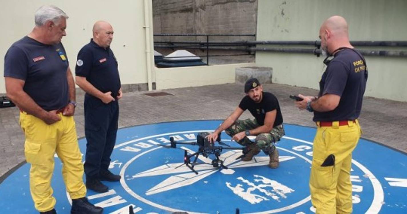Força Especial da Proteção civil visitou Comando Operacional da Madeira