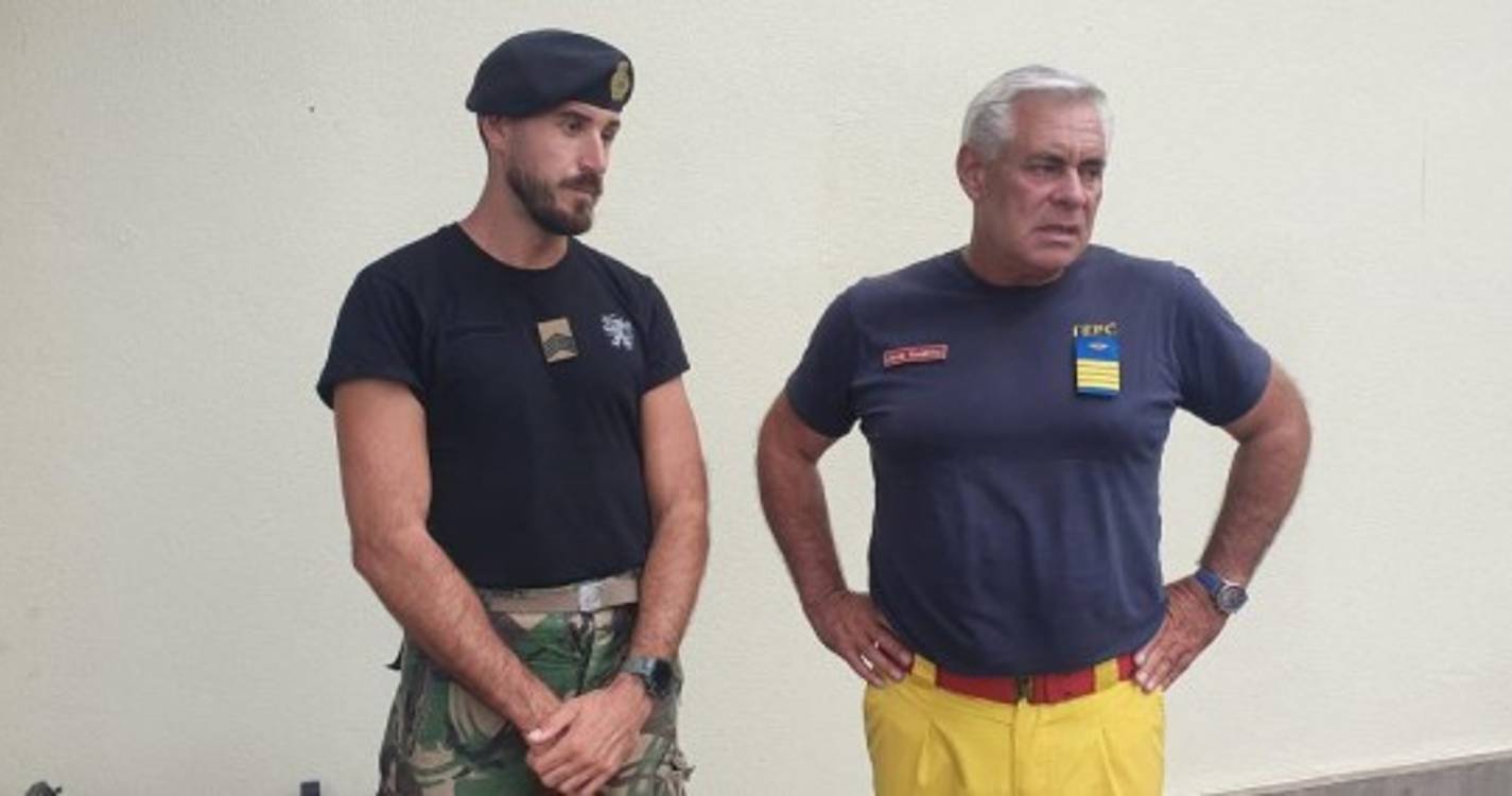 Força Especial da Proteção civil visitou Comando Operacional da Madeira