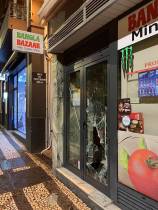 Vandalizaram minimercado na Rua 31 de Janeiro