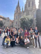 Alunos de Sociologia da Francisco Franco realizam visita de estudo a Barcelona