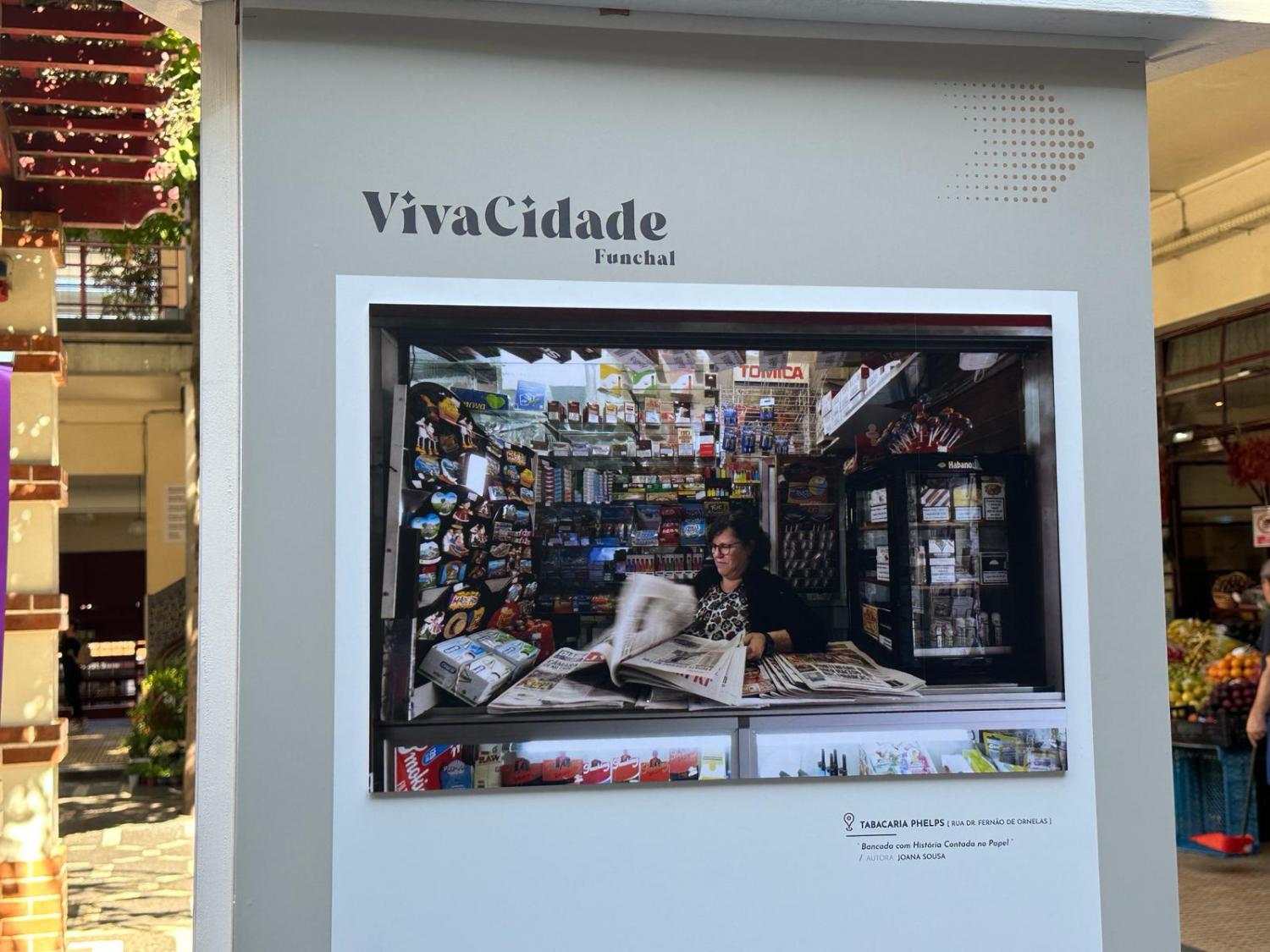 Fotografia da fotojornalista do JM, Joana Sousa, no Mercado dos Lavradores.