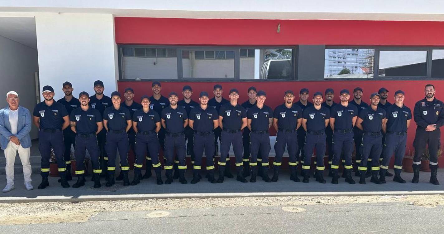 Filipe Sousa acompanhou formação de novos bombeiros sapadores